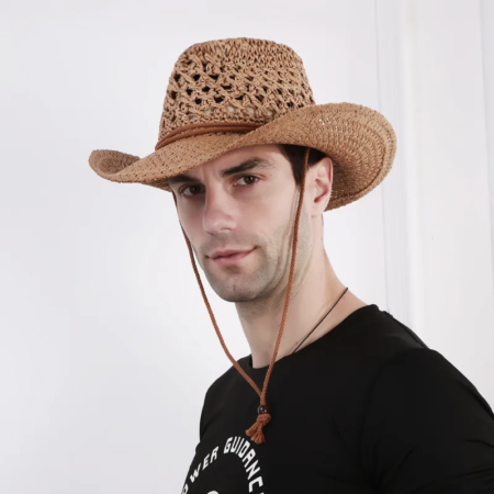 Sombrero Estilo Cowboy Tejido Manuela - Imagen 5
