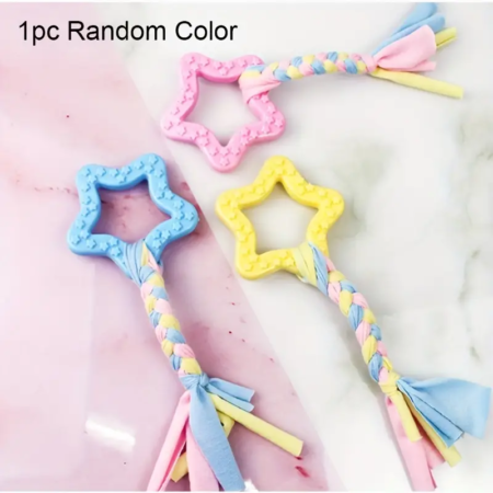 Juguete para Masticar Pets en Forma de Hueso o Corazón con Cuerda Interactiva (1 pieza) - Imagen 15