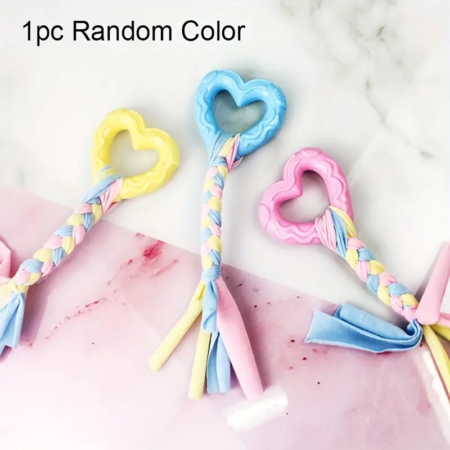 Juguete para Masticar Pets en Forma de Hueso o Corazón con Cuerda Interactiva (1 pieza) - Imagen 17