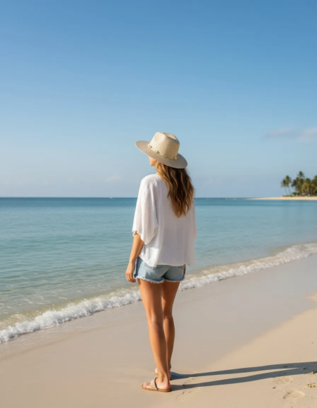 👒✨ Sombrero de Rafia con Lentejuelas y Caracolas – Verano 2026 - Imagen 6