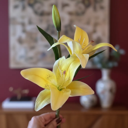 Rama Artificial Lilium Real Touch - Imagen 8