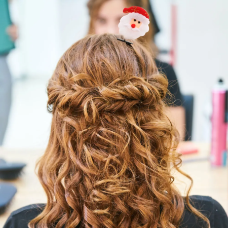 Accesorios Pinza para cabello estilo navideños - Imagen 5