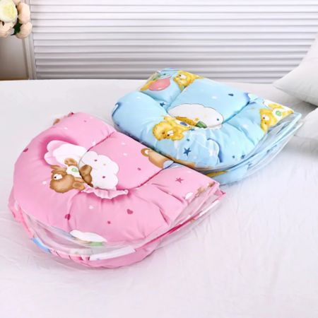 Cuna Mosquitero Bebé Carpa Plegable Portátil Viaje Tul Dosel - Imagen 2
