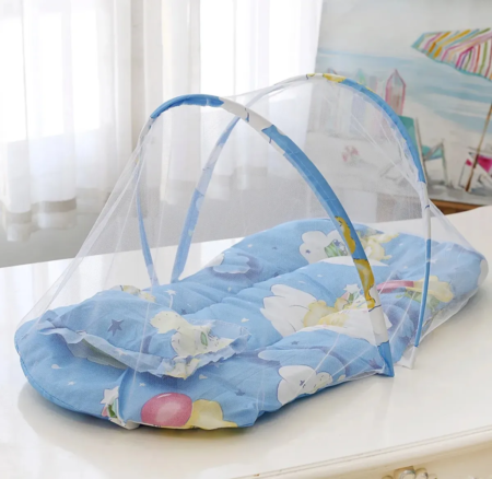 Cuna Mosquitero Bebé Carpa Plegable Portátil Viaje Tul Dosel - Imagen 6