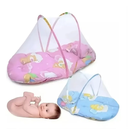 Cuna Mosquitero Bebé Carpa Plegable Portátil Viaje Tul Dosel