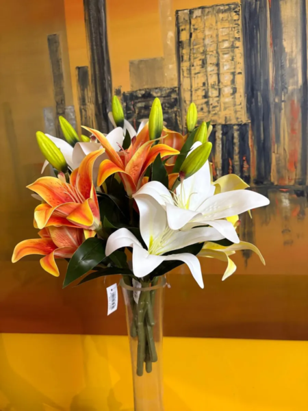 Rama Artificial Lilium Real Touch - Imagen 16