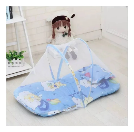 Cuna Mosquitero Bebé Carpa Plegable Portátil Viaje Tul Dosel - Imagen 12