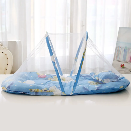 Cuna Mosquitero Bebé Carpa Plegable Portátil Viaje Tul Dosel - Imagen 3