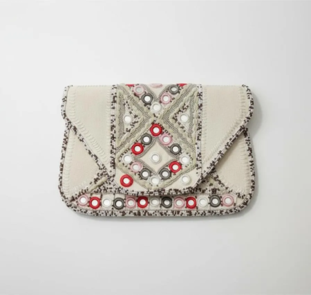 Clutch Cartera Bandolera Betty Bordada - Imagen 10