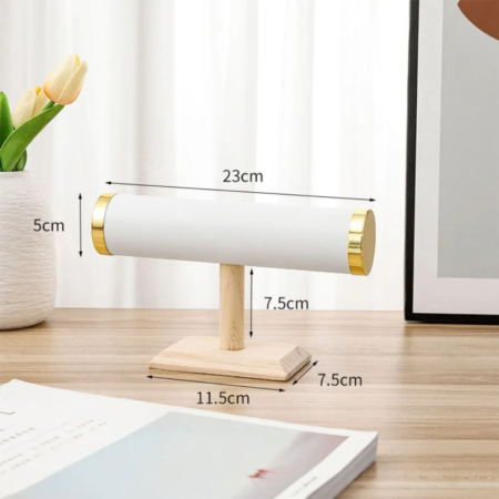 Soporte Para Pulseras De Madera Maciza, Estante Para Joyas - Imagen 2