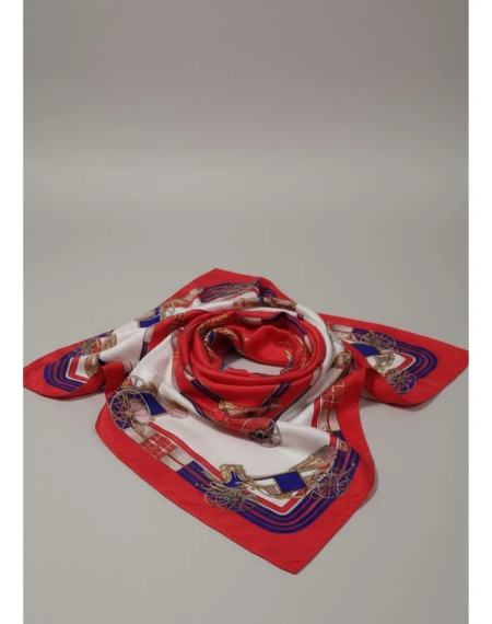 Pañuelo Foulard Rectangular de seda Carrozas - Imagen 21