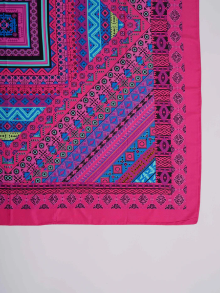 Pañuelo Foulard Cuadrado Seda Angel - Imagen 2