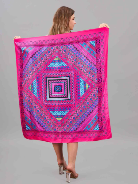 Pañuelo Foulard Cuadrado Seda Angel