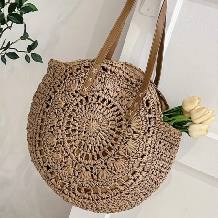 Bolso de Playa Redondo con Doble Asa - Polinesia - Imagen 10