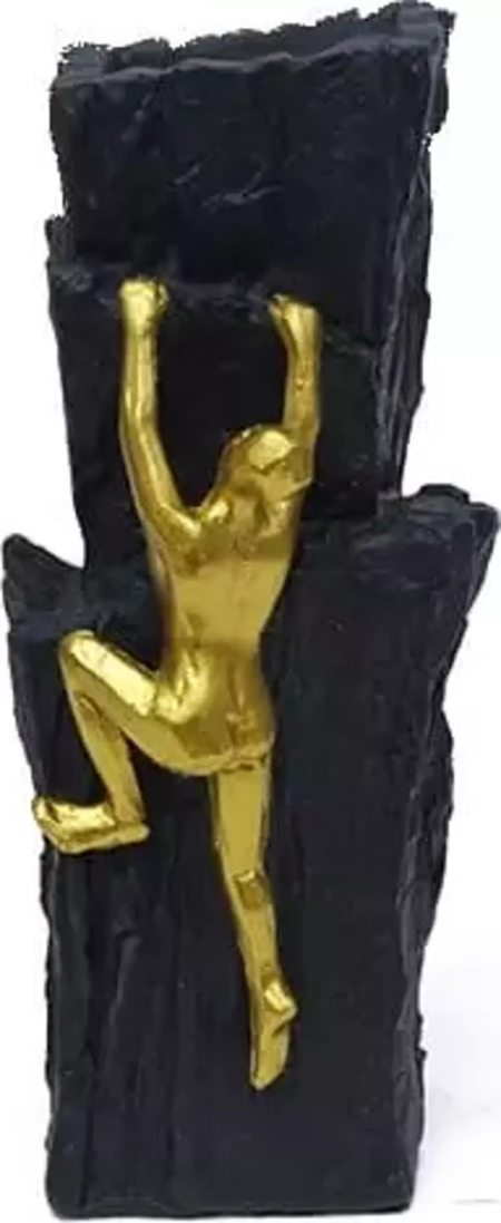 🧗‍♂️ Florero Escultura "Escalador" – Blanco o Negro - Imagen 5
