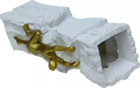 🧗‍♂️ Florero Escultura "Escalador" – Blanco o Negro - Imagen 6
