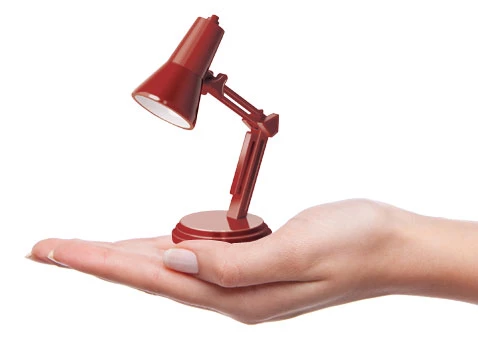 Mini lampara Led para libros Señalador Luz Clip Broche Red - Imagen 3