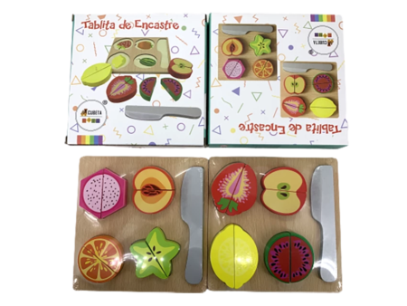 Puzzle Rompecabezas Juego de Frutas en Madera - Imagen 7