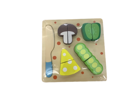 Puzzle Rompecabezas Juego de Verduras en madera - Imagen 6