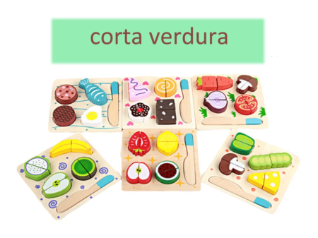 Puzzle Rompecabezas Juego de Verduras en madera - Imagen 11