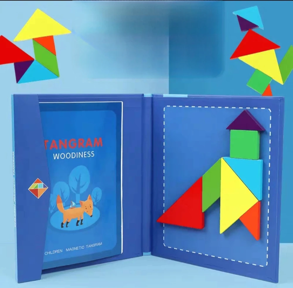Libro Juego Tangram Imantado - Imagen 2