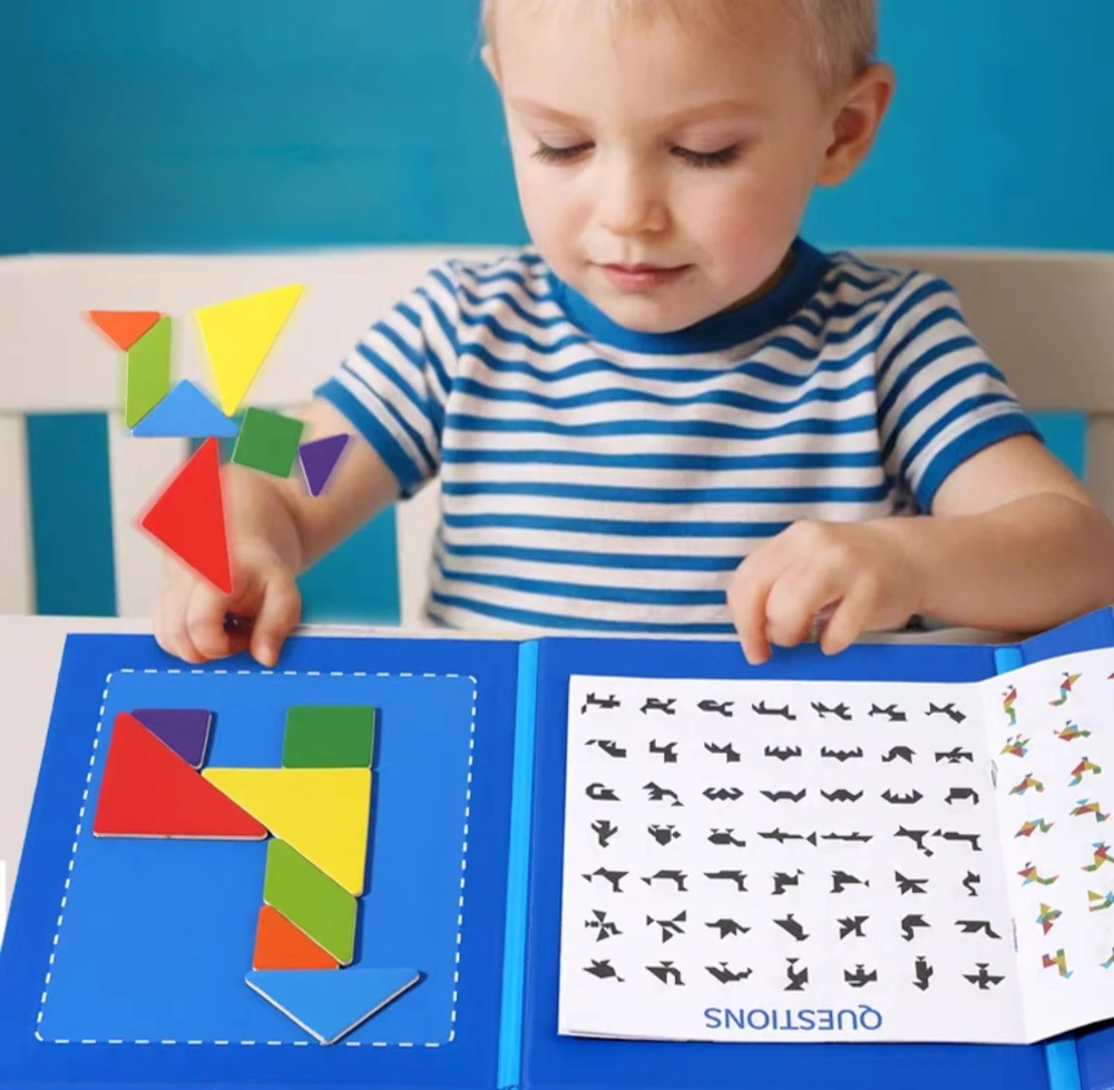 Libro Juego Tangram Imantado