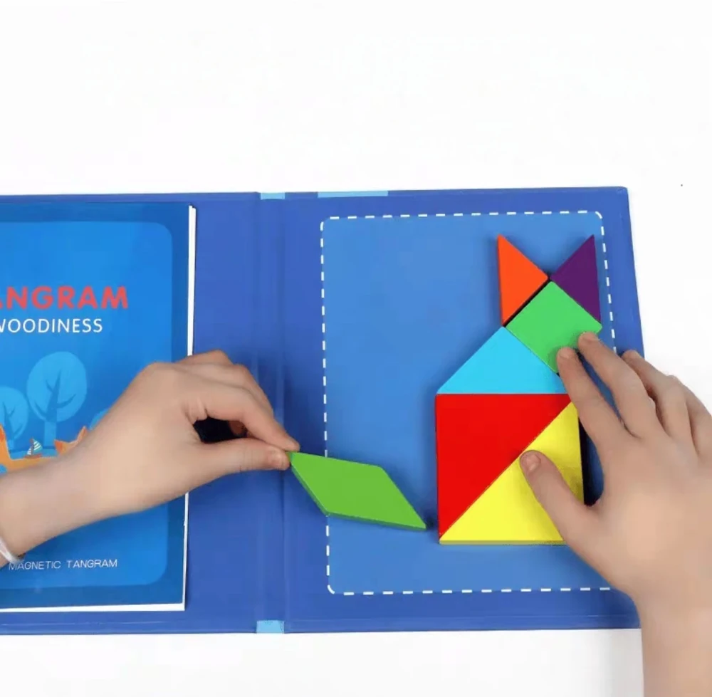 Libro Juego Tangram Imantado - Imagen 4