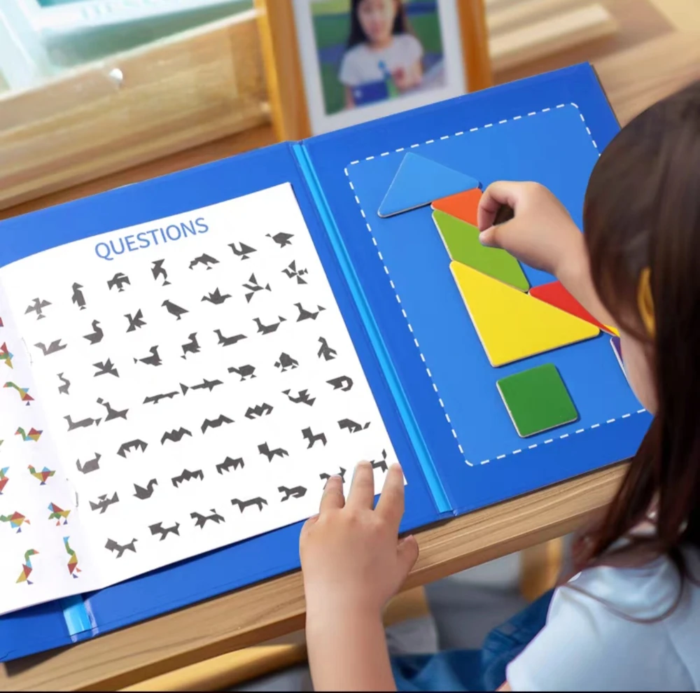 Libro Juego Tangram Imantado - Imagen 6