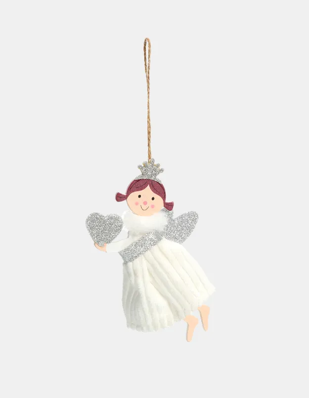 Adorno Navidad Hada Corazon - Imagen 4