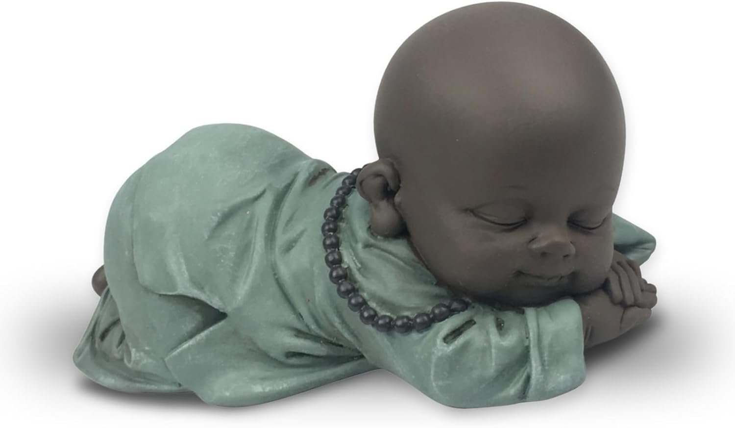 Escultura Monje Buda bebé Durmiendo - Imagen 2