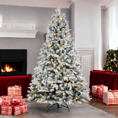 🌨️ Árbol Nevado: Un Invierno Mágico en Tu Hogar