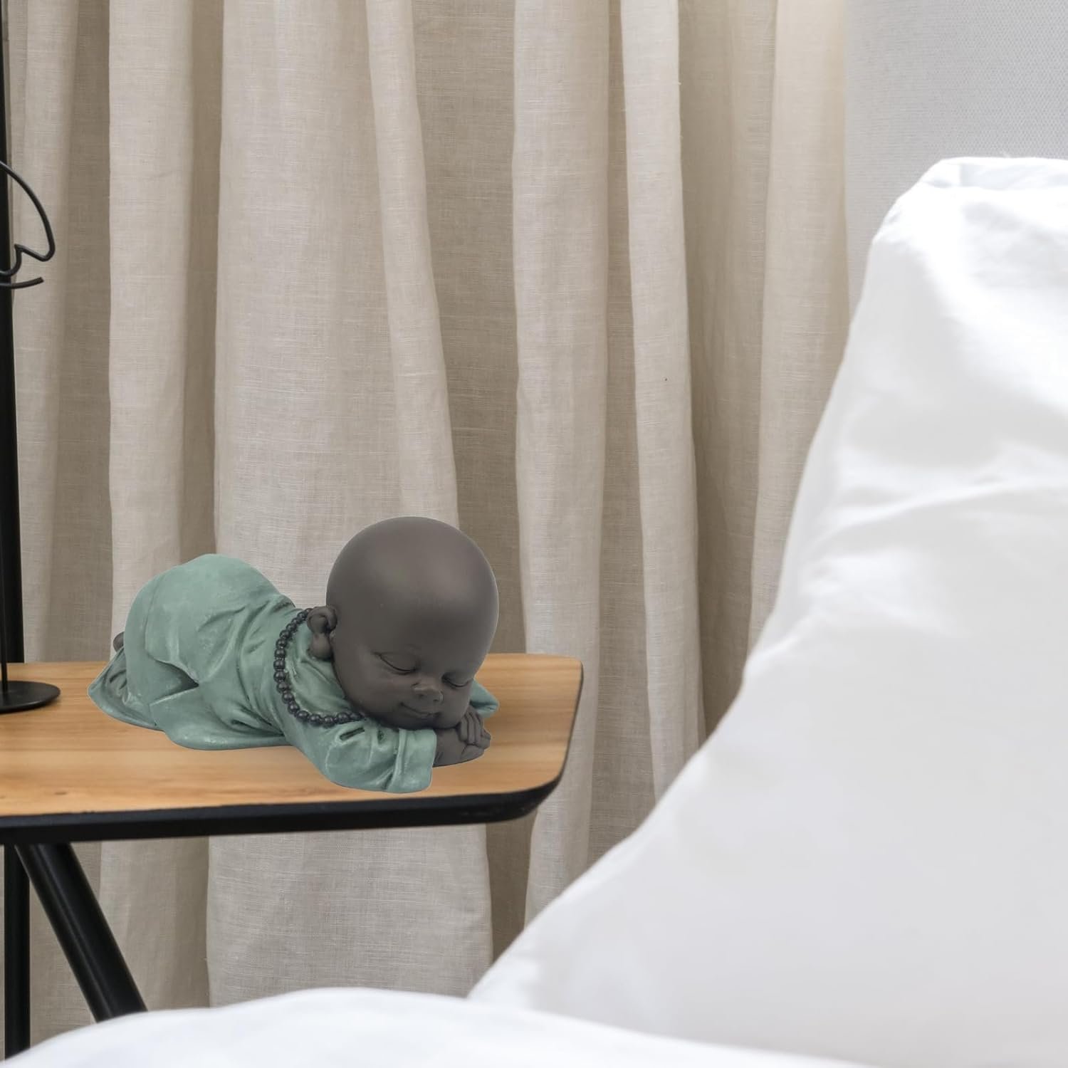 Escultura Monje Buda bebé Durmiendo - Imagen 5