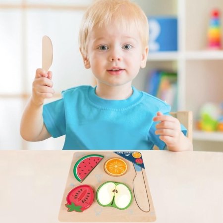 Puzzle Rompecabezas Juego de Frutas en Madera - Imagen 12
