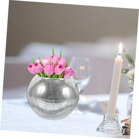 Florero Fanal Amsterdam Plata Craquelado - Imagen 10