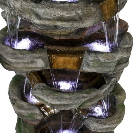 Fuente de cascada para interior / exterior con luz Extra Grande - Imagen 5