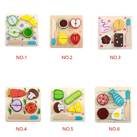 Puzzle Rompecabezas Juego de Verduras en madera - Imagen 22