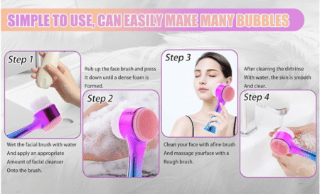 Cepillo de limpieza facial 2 en 1 - Imagen 8