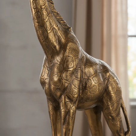Escultura de Jirafa Le Jirafe Gold Opaco - Imagen 10
