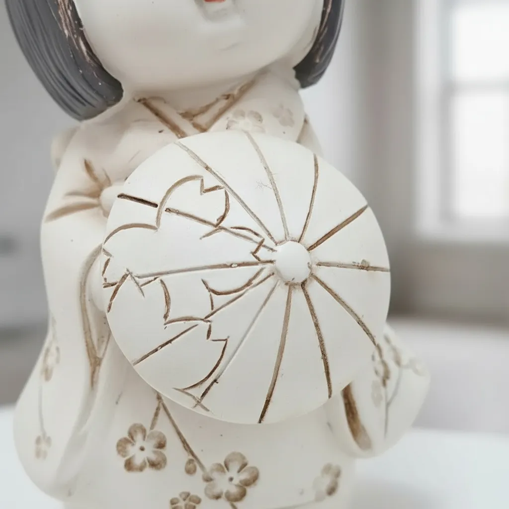 Escultura Niña Geisha - Imagen 4