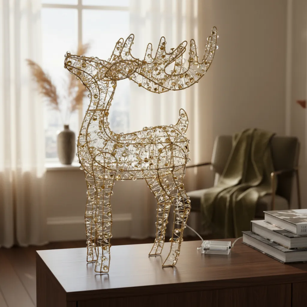 Navidad Reno con Luz led Interior Exterior - Imagen 2