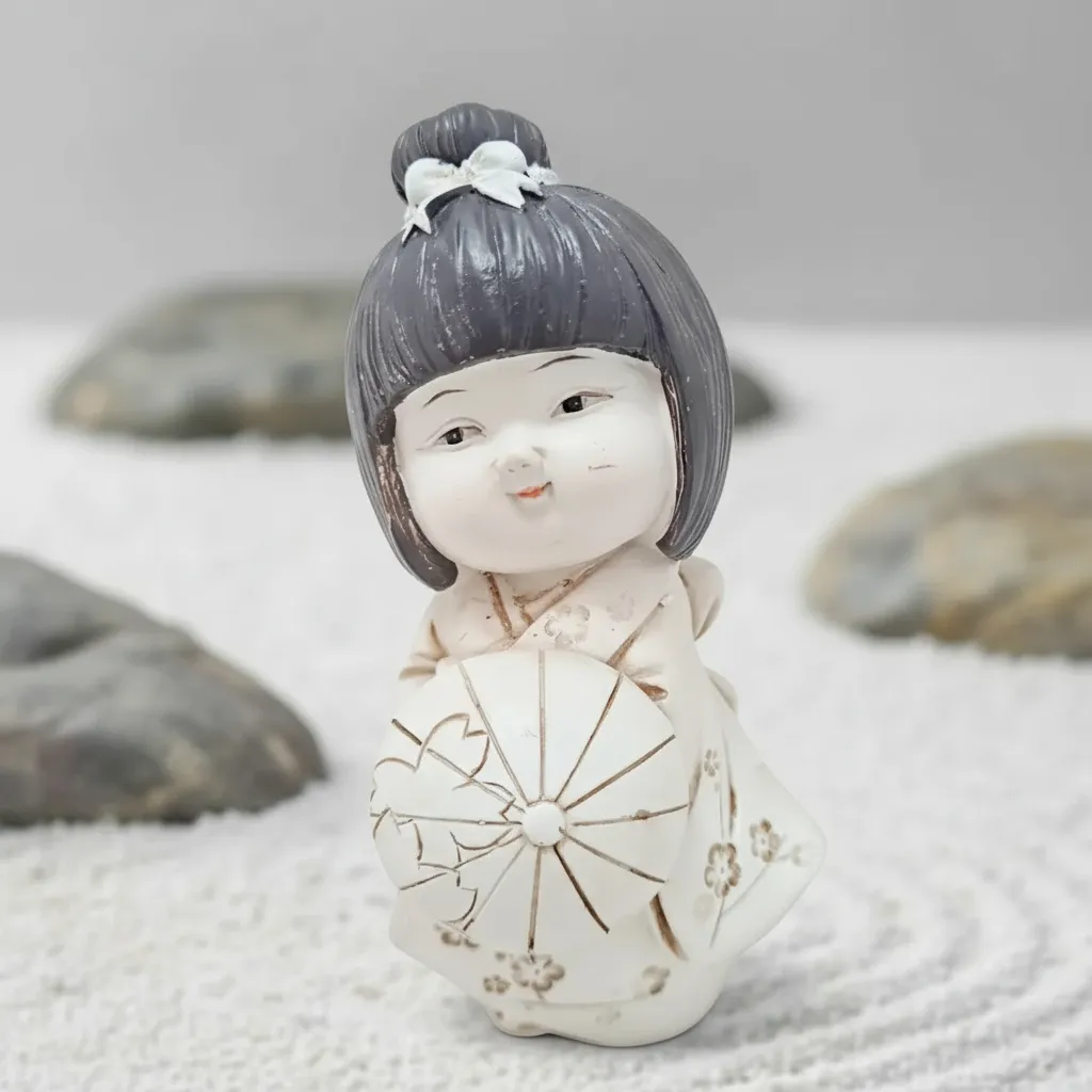 Escultura Niña Geisha