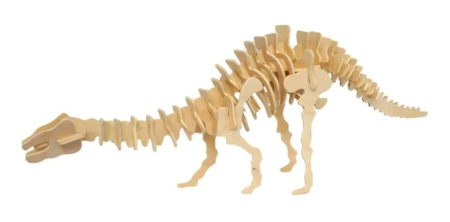 Puzzle 3D Dinosaurio en madera Apatosaurus - Imagen 4