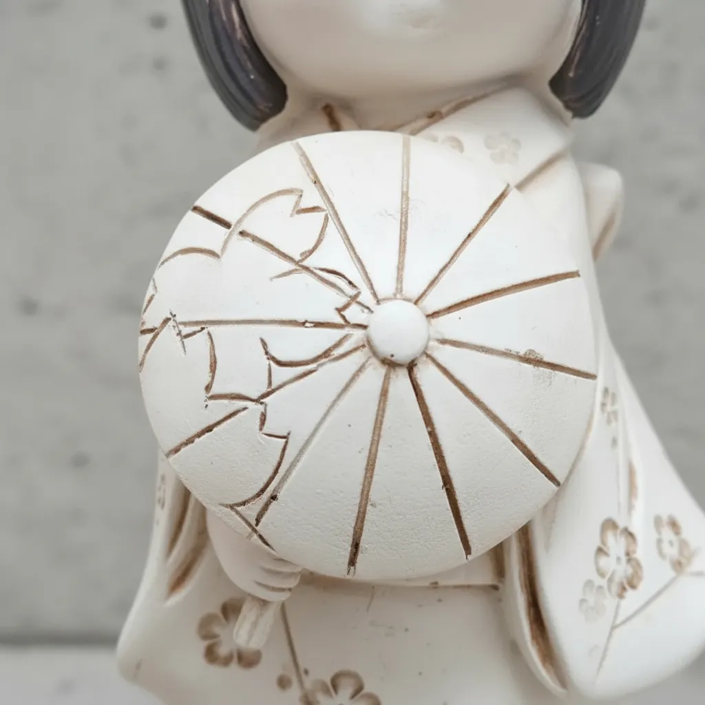 Escultura Niña Geisha - Imagen 7