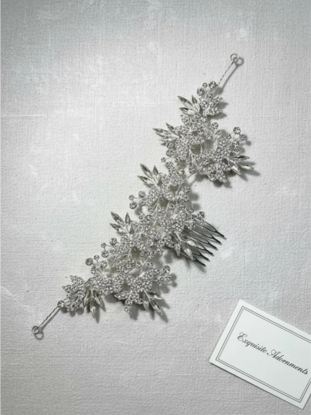 Tiara Peineta Tocado Alexandra - Imagen 4