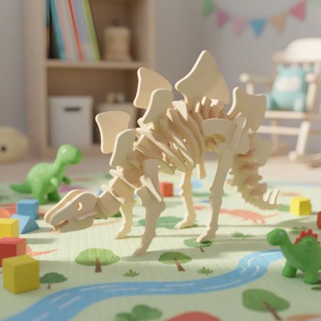 Puzzle 3D de madera animales varios - Imagen 3