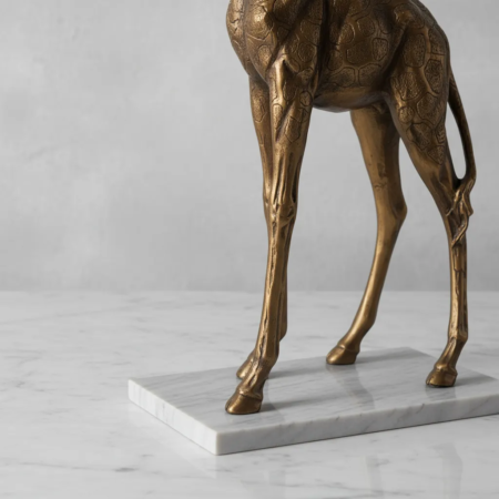 Escultura de Jirafa Le Jirafe Gold Opaco - Imagen 9