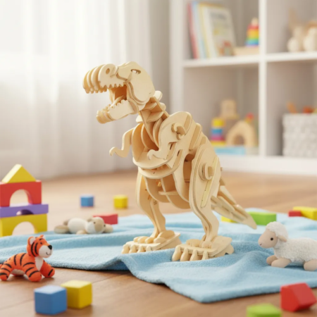 Puzzle 3D de madera animales varios