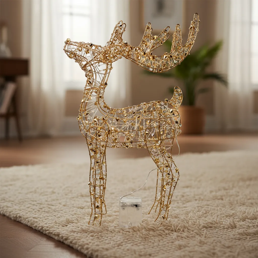 Navidad Reno con Luz led Interior Exterior - Imagen 9