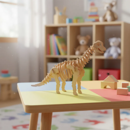 Puzzle 3D de madera animales varios - Imagen 7