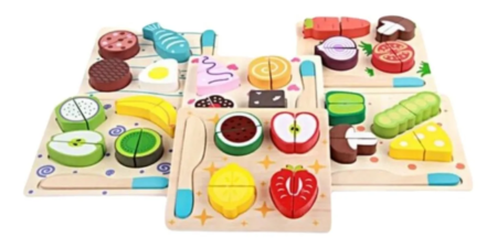 Puzzle Rompecabezas Juego de Verduras en madera - Imagen 25